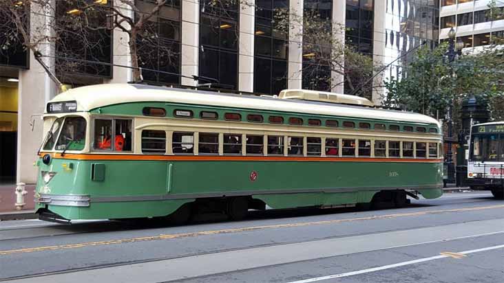 MUNI PCC streetcar 1058 Chicago